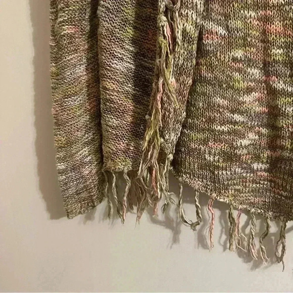 American Rag Cie boho fringe cardigan women medium - Picture 5 of 13
